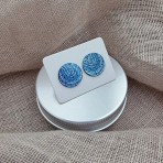 Earrings | Koorie Tales | Colour Season | Disc Stud Earrings | Blues Earrings | Koorie Tales | Colour Season | Disc Stud Earrings | Blues
